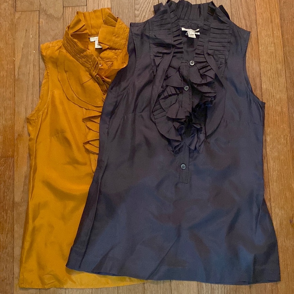 Set J. Crew silk blouses